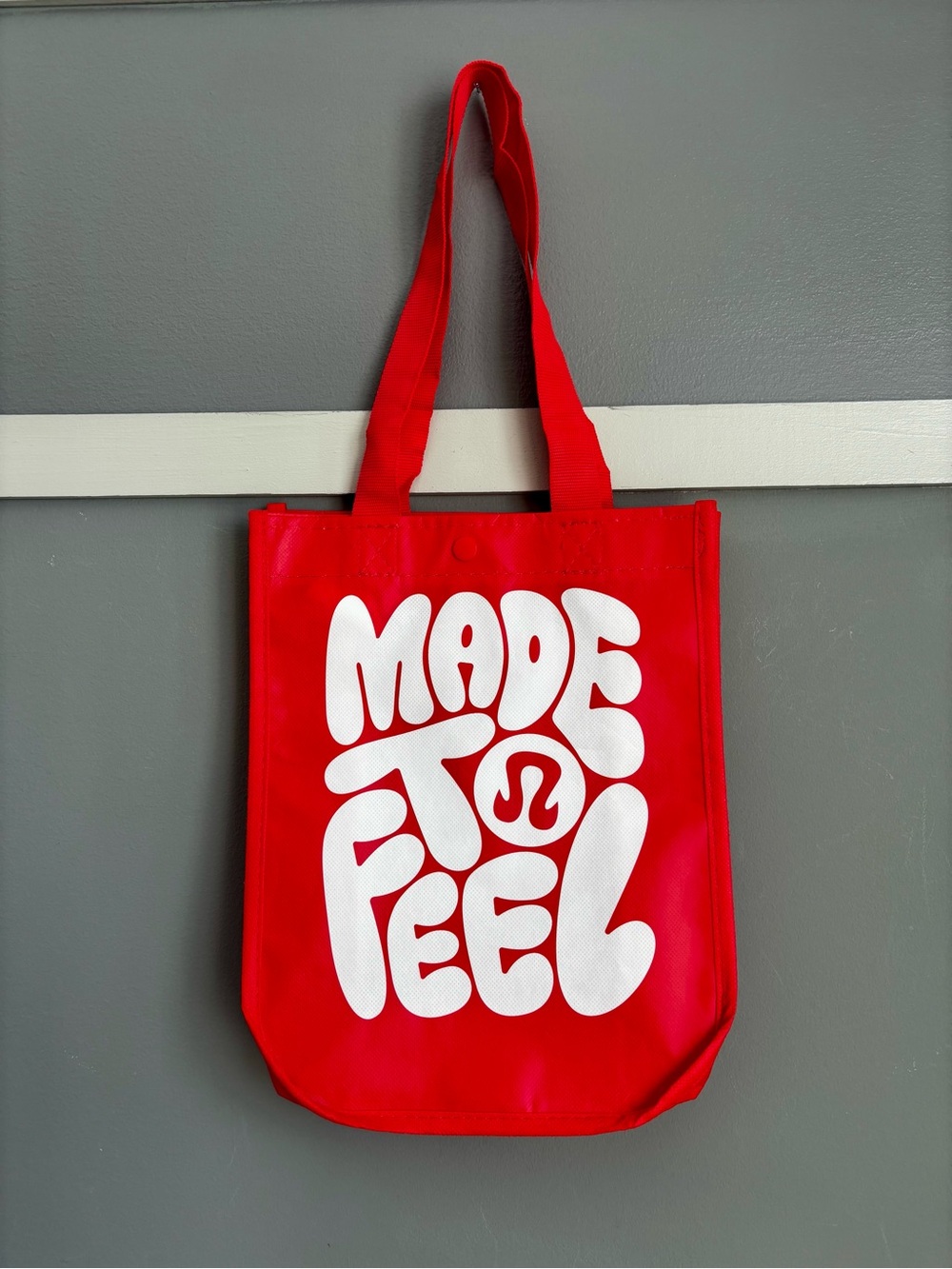 lululemon athletica Red 'Made to Feel' Graphic Tote